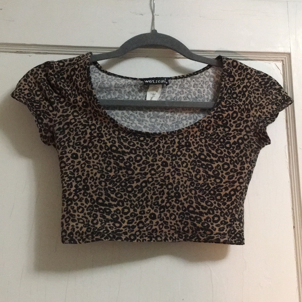 Cheetah print crop top - Picture 3 of 4